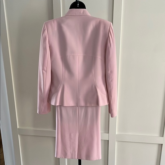 Kasper sz 10 Pink Fully Lined Skirt Suit - Picture 3 of 4